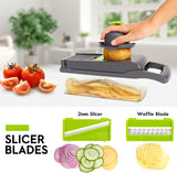 Vegetable Chopper Multifunctional 12 in 1 Food Chopper