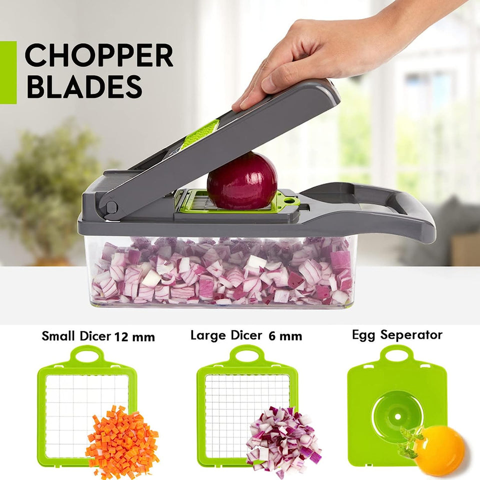 Vegetable Chopper Multifunctional 12 in 1 Food Chopper