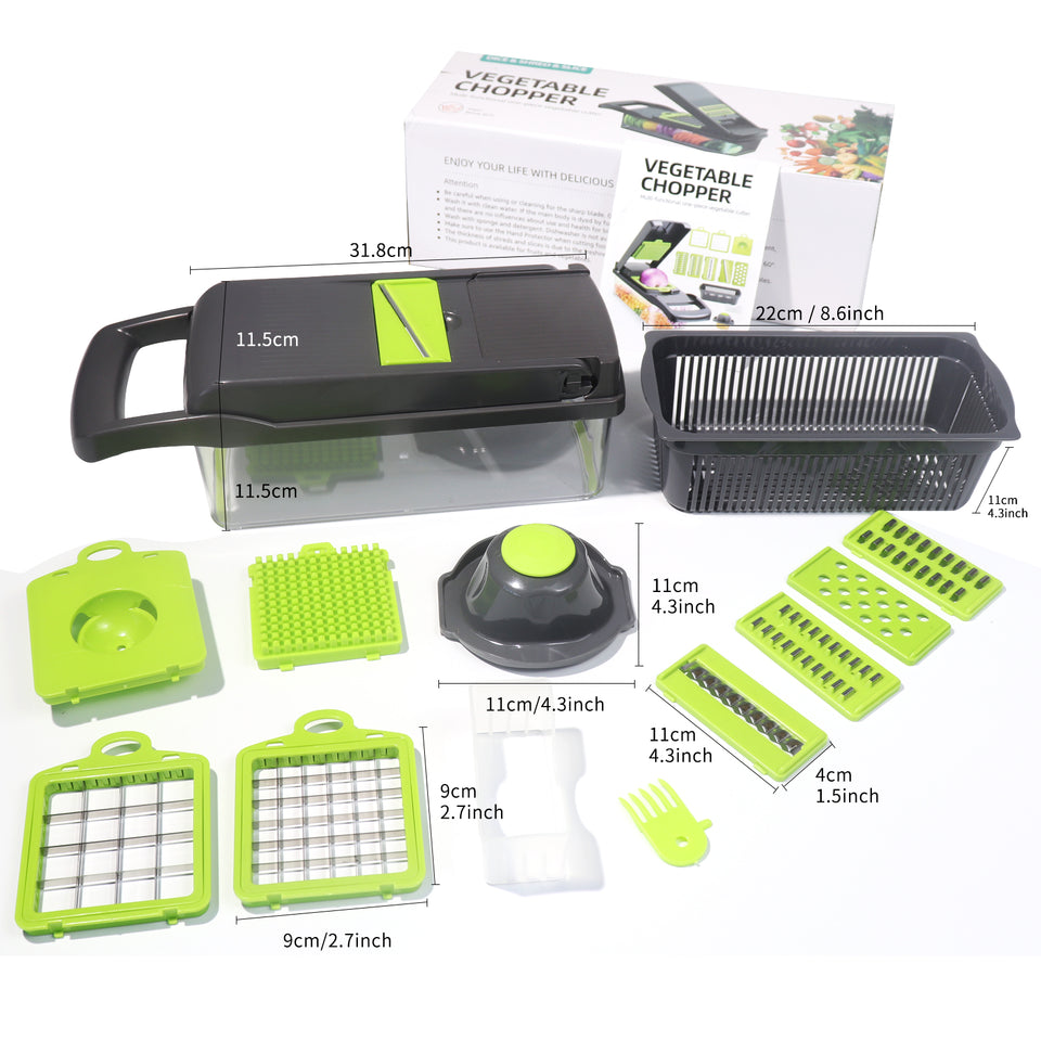 Vegetable Chopper Multifunctional 12 in 1 Food Chopper