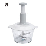 Manual Press-Type Mini Food Processor Garlic Cutter