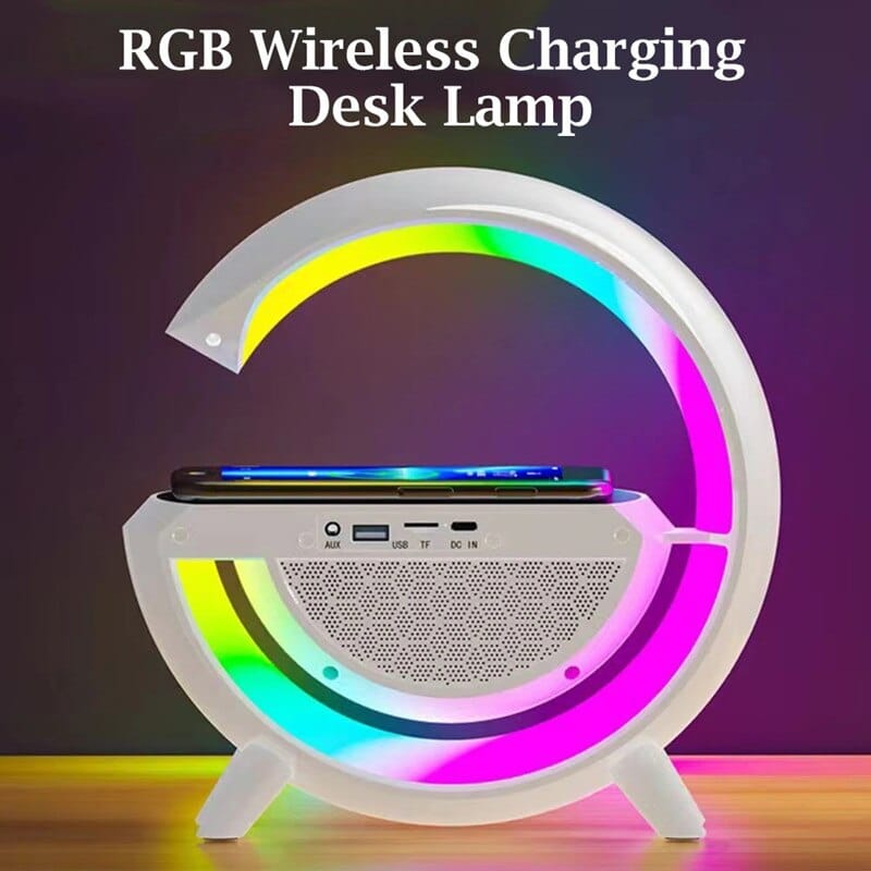 RGB wirless charging desk lamp