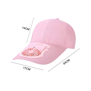 Cap with inbuilt Fan