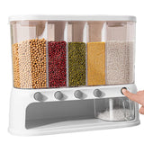 Wall mounted 6 in 1 Cereal dispenser