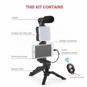 Vlogging Kit Accessories for Mobile Phone