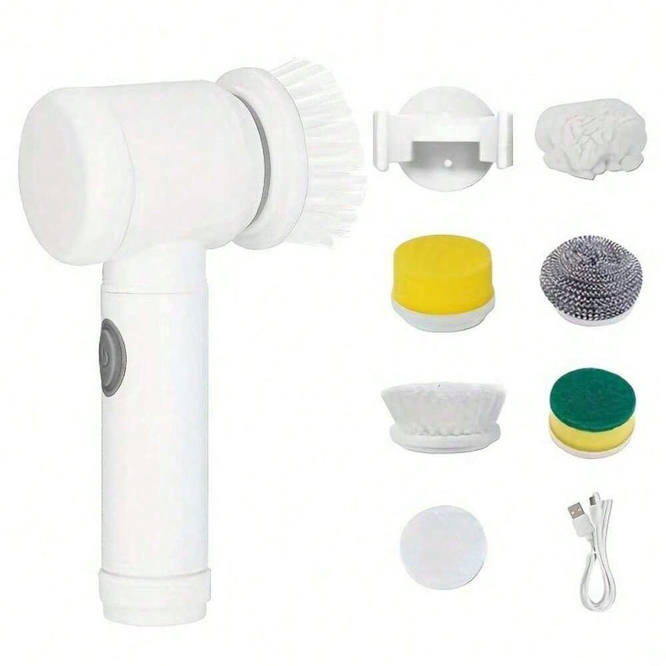 Wireless Electric Cleaning Brush Set 5-In-1